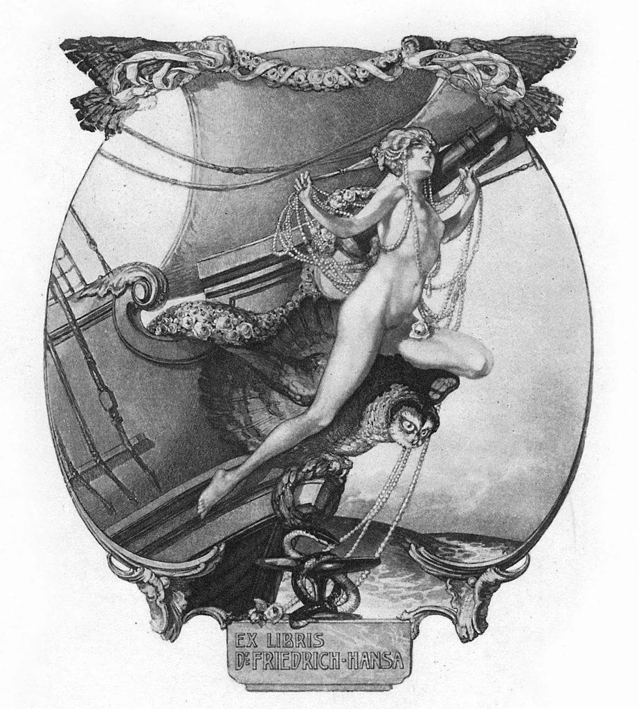 Ex libris Friedrich Hansa